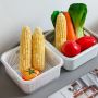 Food storage container in the refrigerator - gray