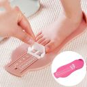 Foot length measuring tape - pink