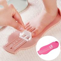 Foot length measuring tape - pink