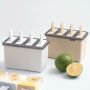 Form for ice cream on a stick 4 pcs + stand
