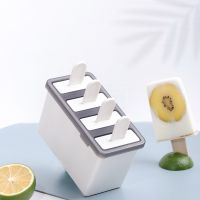 Form for ice cream on a stick 4 pcs + stand