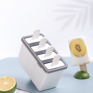 Form for ice cream on a stick 4 pcs + stand
