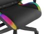 Fotel gamingowy NATEC Genesis Trit 600 RGB - czarny