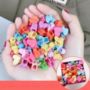 Frog clips for hair - heart
