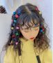 Frog clips for hair - rabbit