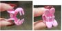 Frog clips for hair - rabbit
