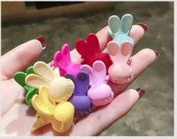 Frog clips for hair - rabbit