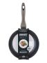 Frying pan 24x4.8cm METALLIC PLATINUM