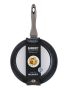 Frying pan 28x5.3cm METALLIC PLATINUM