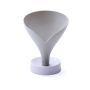 Funnel-shaped drainer - gray
