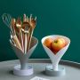 Funnel-shaped drainer - gray