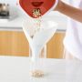 Funnel-shaped drainer - gray