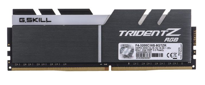 G.SKILL TRIDENTZ RGB DDR4 8GB 3200MHZ CL16 XMP2 F4-3200C16S-8GTZR