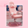 Gaming chair and desk 100 x 60 - pink set