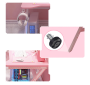 Gaming chair and desk 100 x 60 - pink set
