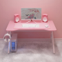 Gaming chair and desk 100 x 60 - pink set