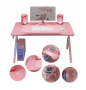 Gaming chair and desk 100 x 60 - pink set