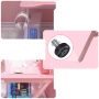 Gaming desk with backlight 100 x 60 - pink