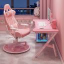 Gaming desk with backlight 100 x 60 - pink