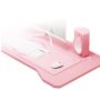 Gaming desk with backlight 100 x 60 - pink
