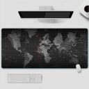 Gamingowa podkładka pod myszkę i klawiaturę dla graczy RGB LED 30x80cm - Mapa Świata