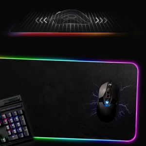 Gamingowa podkładka pod myszkę i klawiaturę dla graczy RGB LED rozm. 30x80cm