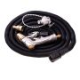 Garden hose 9m gun fittings