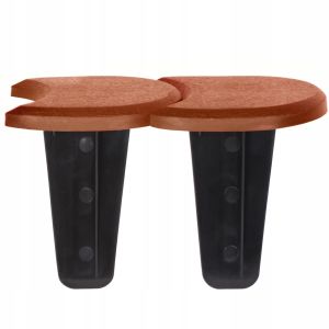 GARDEN PALISADE FLAT STONE - TERRACOTTA