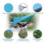  Garden picnic hammock outdoor canopy mosquito net - green