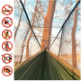  Garden picnic hammock outdoor canopy mosquito net - green