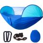 Garden picnic hammock outdoor survival mosquito net - blue