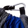 Garden picnic hammock outdoor survival mosquito net - blue and grey