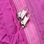 Garden picnic hammock outdoor survival mosquito net - pink blue