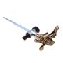 Garden pulsating metal sprinkler 360 hammered in