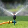 Garden Sprinkler 360 hammered in