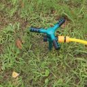 Garden sprinkler hammered rotary grass hose