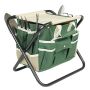 Garden stool with a tool bag