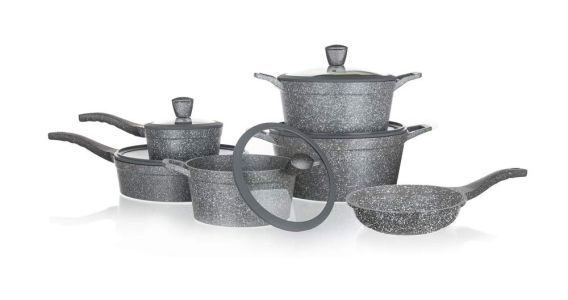 Garnki GRANITE komplet 11 szt.