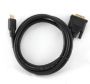 Gembird 1.8m, HDMI/DVI, M/M DVI-D Black