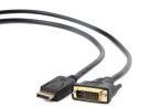 Gembird CC-DPM-DVIM-6 video cable adapter 1.8 m DisplayPort DVI Black