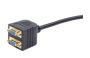 Gembird CC-VGAX2-20CM VGA cable 0.2 m VGA (D-Sub) 2 x VGA (D-Sub) Black