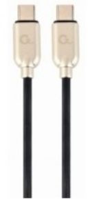 GEMBIRD KABEL USB TYPE-C M/M POWER DELIVERY (PD) ŁADOWANIE/DANE, 60W, 1M, CZARNY