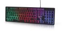 Gembird KB-UML-01 membrane USB 2.0 US black color - Tastatur - USB keyboard QWERTY US International