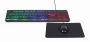 Gembird KBS-UML-01 3-in-1 backlight desktop set, black, US layout