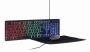 Gembird KBS-UML-01 3-in-1 backlight desktop set, black, US layout