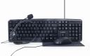 Gembird KBS-UO4-01 4in1 office set, keyboard, mouse, headphones, mouse pad, US layout