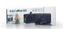 Gembird KBS-UO4-01 4in1 office set, keyboard, mouse, headphones, mouse pad, US layout