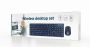 Gembird KBS-WCH-03 keyboard RF Wireless + USB QWERTY English Black