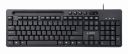 GEMBIRD KLAWIATURA MULTIMEDIALNA KB-UM-108 USB, US LAYOUT, Z UCHWYTEM NA TELEFON, CZARNA