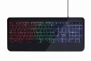 GEMBIRD KLAWIATURA MULTIMEDIALNA KB-UML-03 SLIM, USB, PODŚWIETLENIE RGB, US LAYOUT, CZARNA